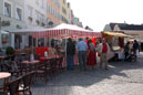 Georgs Standl am Wochenmarkt in Schrding